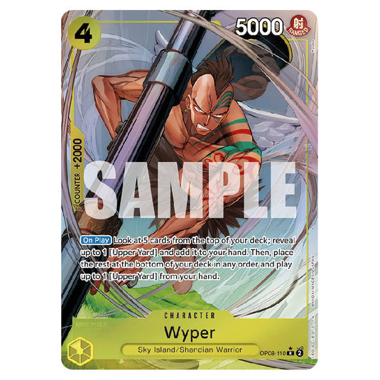 Wyper OP08-110A card from the One Piece set Two Legends