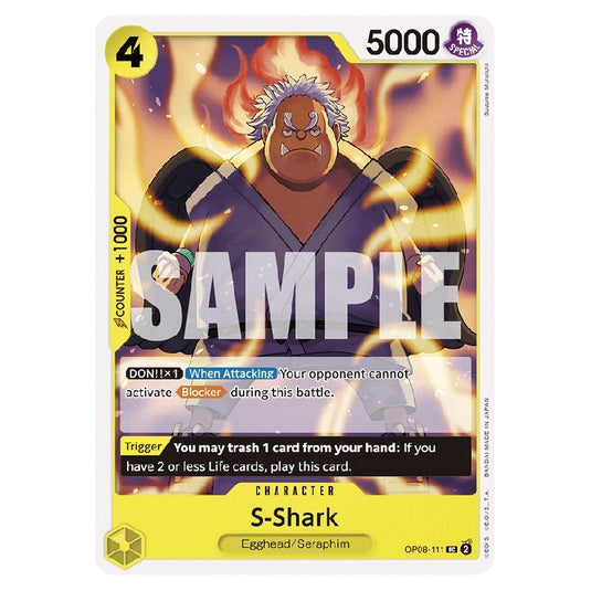 S-Shark OP08-111 card from the One Piece set Two Legends