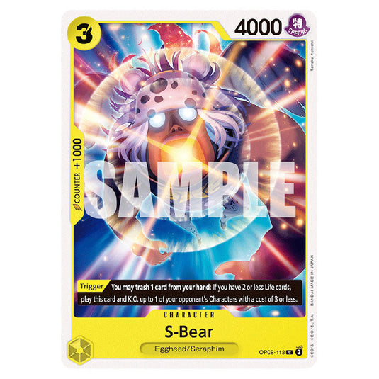 S-Bear OP08-113 card from the One Piece set Two Legends