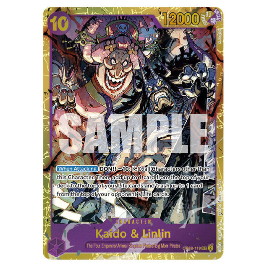 Kaido & Linlin OP08-119 card from the One Piece set Two Legends