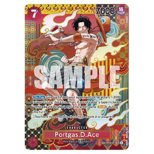 Portgas.D.Ace OP02-013 card from the One Piece set Two Legends