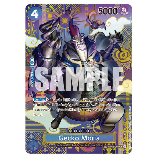 Gecko Moria ST03-004 card from the One Piece set Two Legends