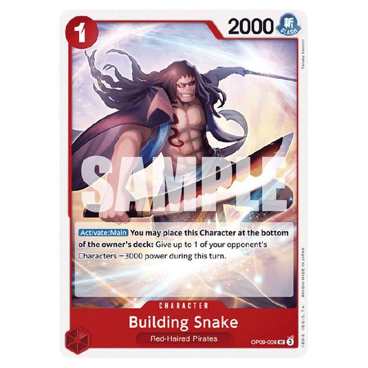 Building Snake OP09-008 card from the One Piece set Emperors In The New World