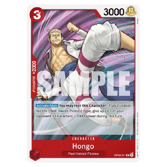 Hongo OP09-011 card from the One Piece set Emperors In The New World