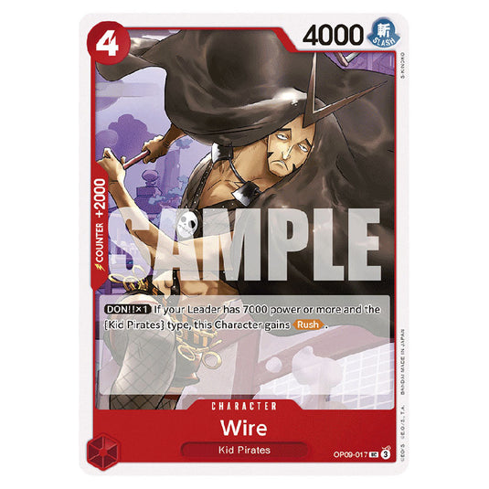 Wire OP09-017 card from the One Piece set Emperors In The New World