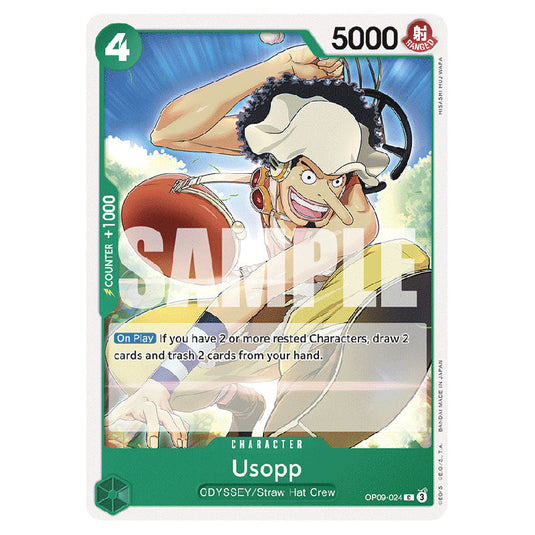 Usopp OP09-024 card from the One Piece set Emperors In The New World