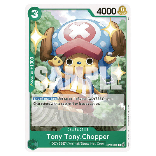 Tony Tony.Chopper OP09-029 card from the One Piece set Emperors In The New World