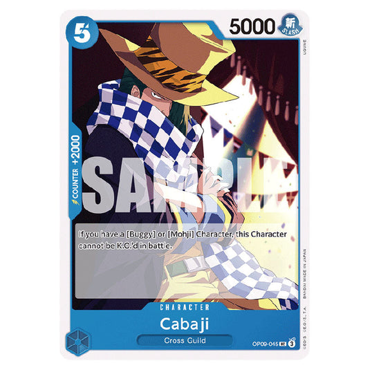 Cabaji OP09-045 card from the One Piece set Emperors In The New World