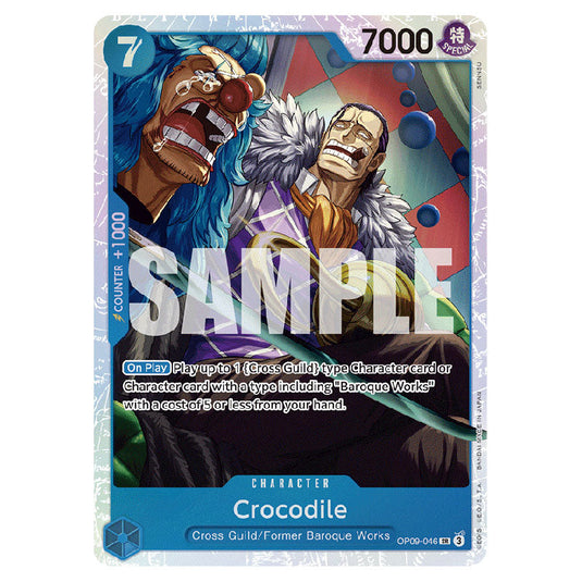 Crocodile OP09-046 card from the One Piece set Emperors In The New World