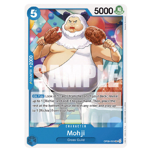 Mohji OP09-053 card from the One Piece set Emperors In The New World