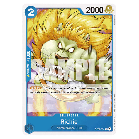 Richie OP09-054 card from the One Piece set Emperors In The New World