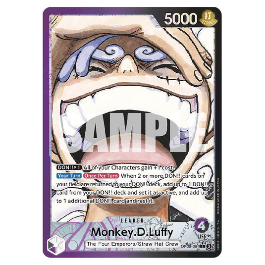 Monkey.D.Luffy OP09-061a card from the One Piece set Emperors In The New World