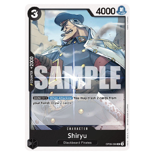 Shiryu OP09-088 card from the One Piece set Emperors In The New World