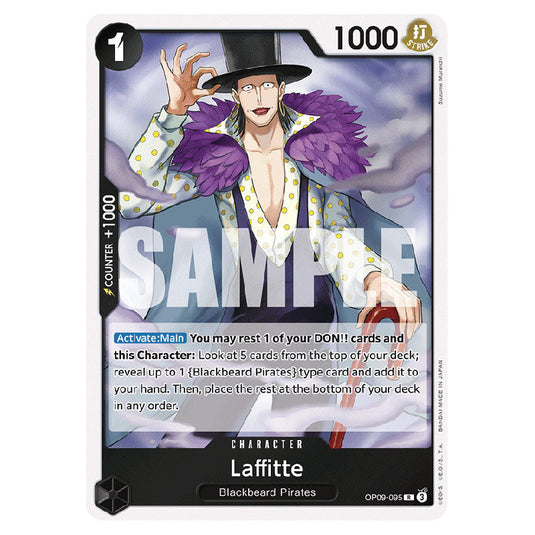 Laffitte OP09-095 card from the One Piece set Emperors In The New World