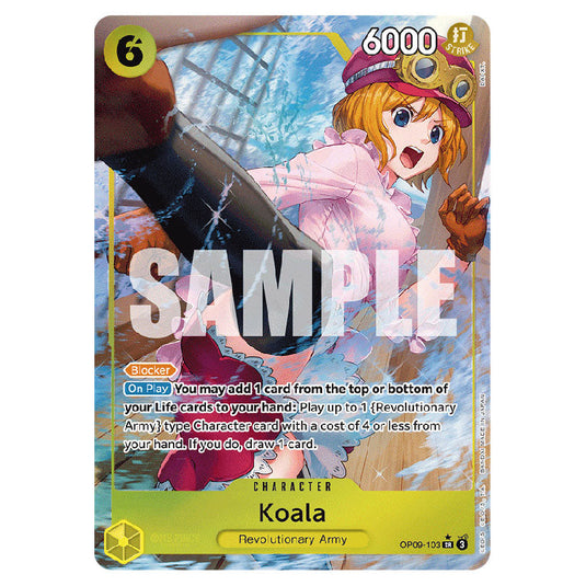 Koala OP09-103a card from the One Piece set Emperors In The New World