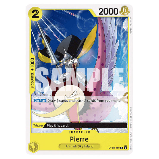 Pierre OP09-110 card from the One Piece set Emperors In The New World