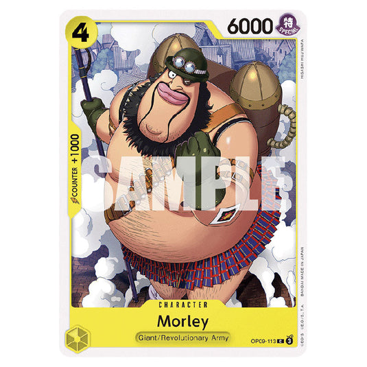 Morley OP09-113 card from the One Piece set Emperors In The New World