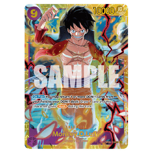 Monkey.D.Luffy OP09-119 card from the One Piece set Emperors In The New World