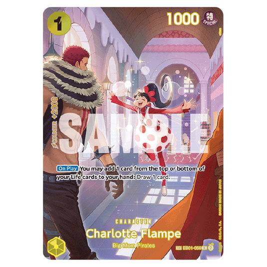 Charlotte Flampe EB01-056 card from the One Piece set Royal Blood