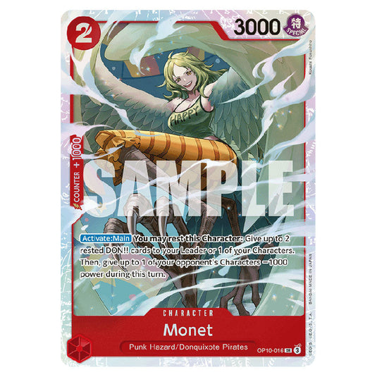 Monet OP10-016 card from the One Piece set Royal Blood