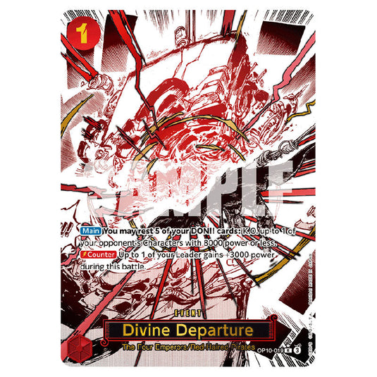 Divine Departure OP10-019a card from the One Piece set Royal Blood