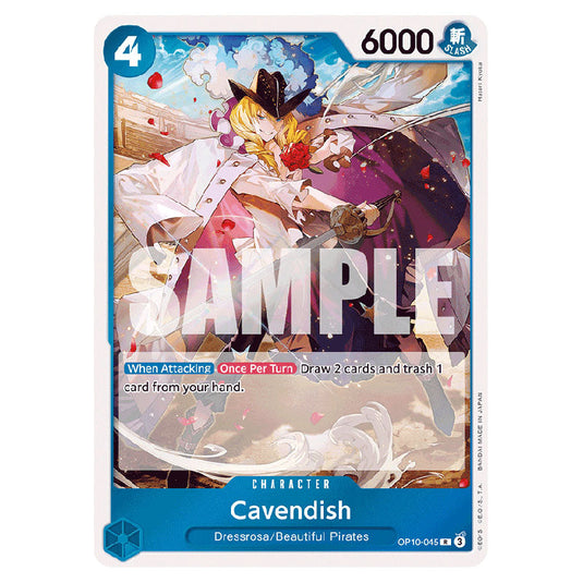 Cavendish OP10-045 card from the One Piece set Royal Blood
