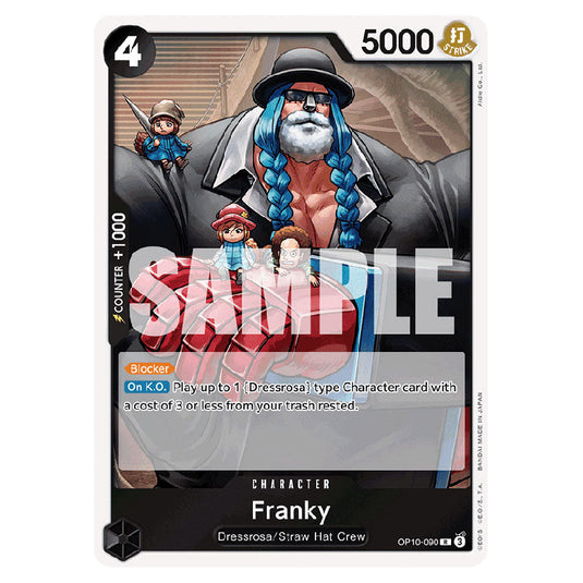 One Piece - Royal Blood - Franky (Rare) - OP10-090 One Piece - Royal Blood - Franky (Rare) - OP10-090