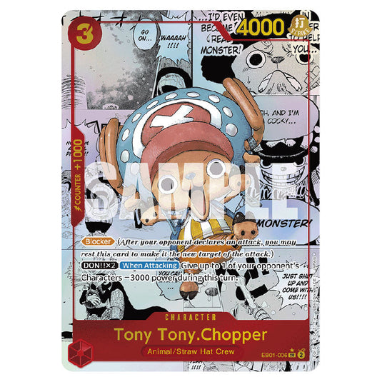 Tony Tony.Chopper PRB-01-EB01-006 card from the One Piece set Premium Booster