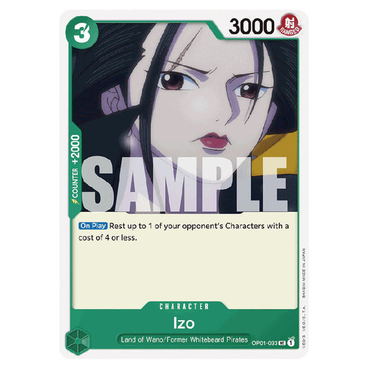 Izo PRB-01-OP01-033 card from the One Piece set Premium Booster