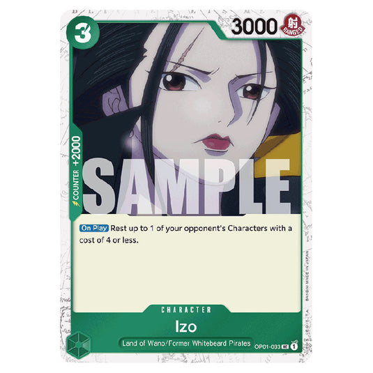 Izo PRB-01-OP01-033a card from the One Piece set Premium Booster