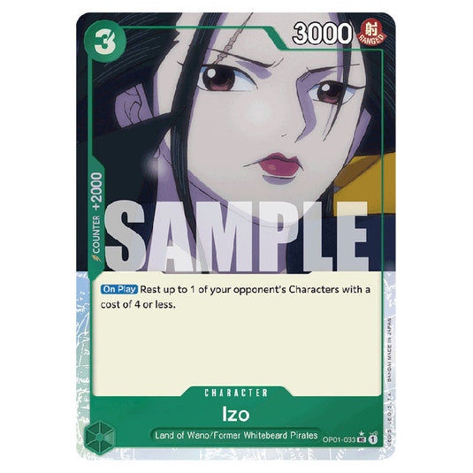 Izo PRB-01-OP01-033b card from the One Piece set Premium Booster