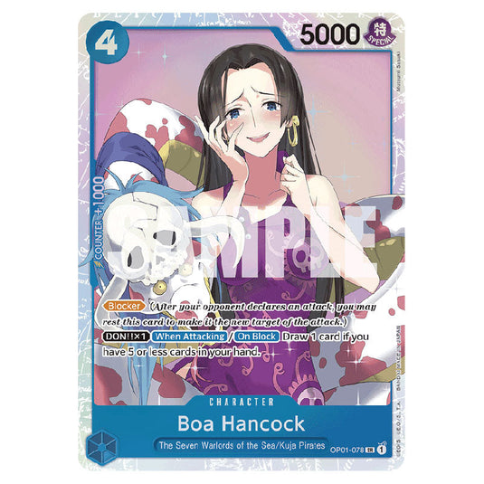 Boa Hancock PRB-01-OP01-078 card from the One Piece set Premium Booster