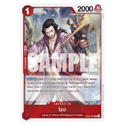 Izo PRB-01-OP03-003 card from the One Piece set Premium Booster