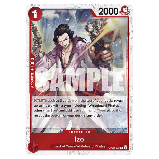 Izo PRB-01-OP03-003a card from the One Piece set Premium Booster