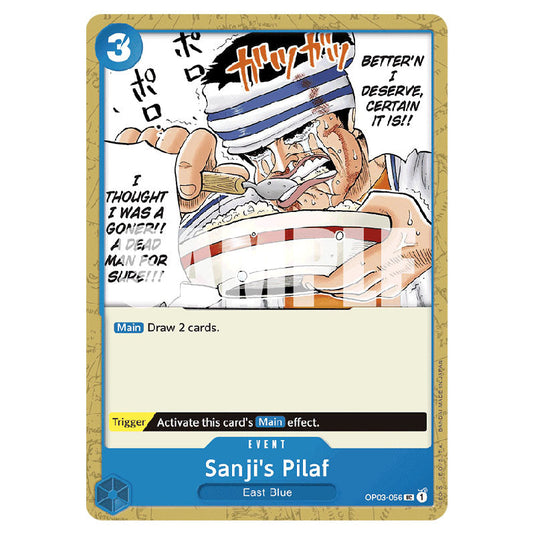 Sanji's Pilaf PRB-01-OP03-056 card from the One Piece set Premium Booster