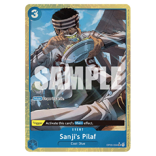 Sanji's Pilaf PRB-01-OP03-056c card from the One Piece set Premium Booster