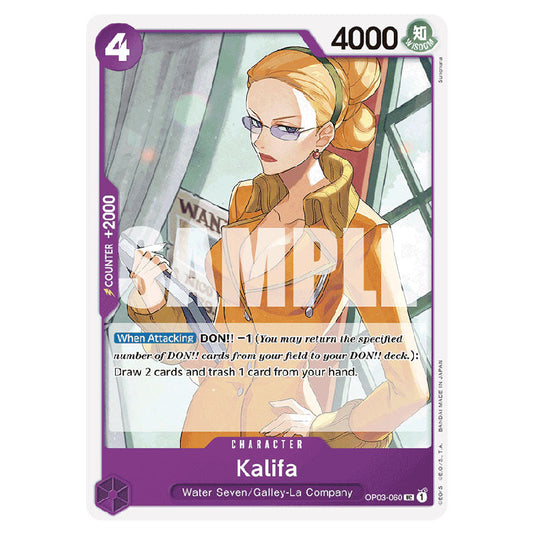 Kalifa PRB-01-OP03-060 card from the One Piece set Premium Booster