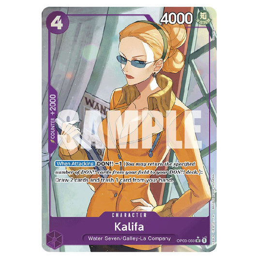 Kalifa PRB-01-OP03-060b card from the One Piece set Premium Booster