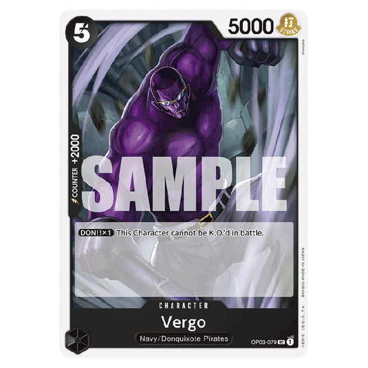 Vergo PRB-01-OP03-079 card from the One Piece set Premium Booster