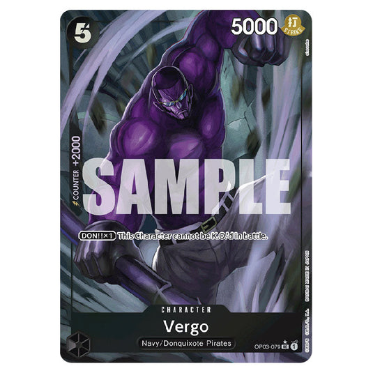 Vergo PRB-01-OP03-079b card from the One Piece set Premium Booster