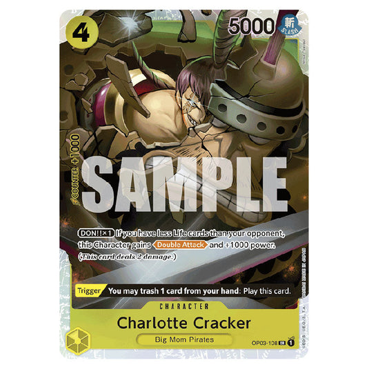 Charlotte Cracker PRB-01-OP03-108 card from the One Piece set Premium Booster