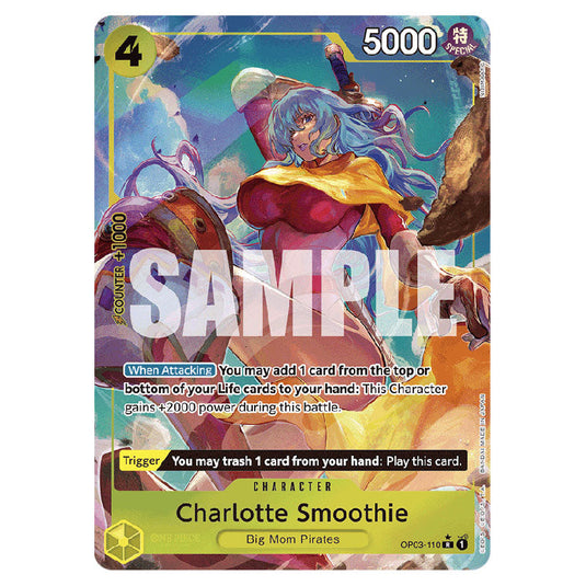 Charlotte Smoothie PRB-01-OP03-110b card from the One Piece set Premium Booster