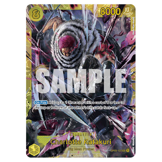 Charlotte Katakuri PRB-01-OP03-123 card from the One Piece set Premium Booster