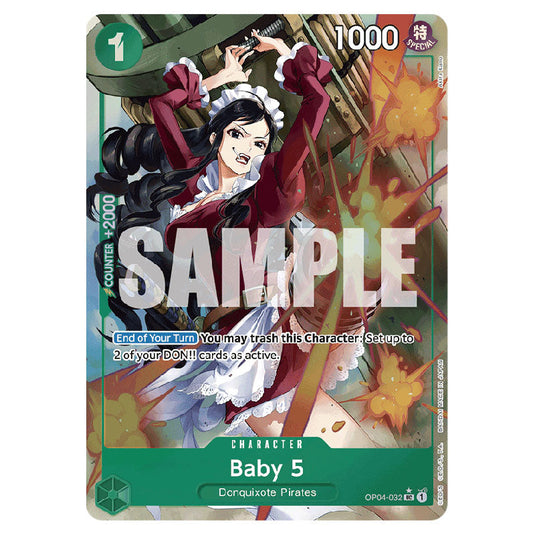 Baby 5 PRB-01-OP04-032b card from the One Piece set Premium Booster