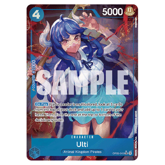 Ulti PRB-01-OP05-043a card from the One Piece set Premium Booster