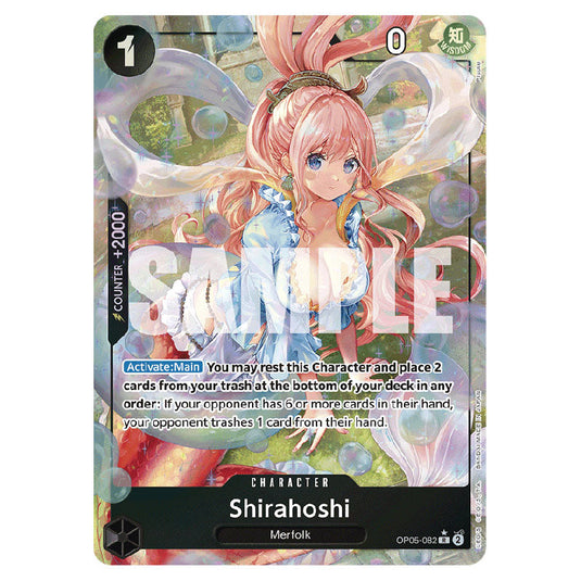 Shirahoshi PRB-01-OP05-082c card from the One Piece set Premium Booster