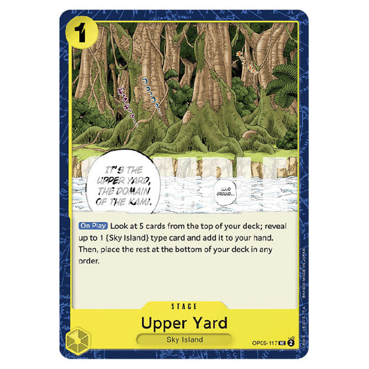 Upper Yard PRB-01-OP05-117 card from the One Piece set Premium Booster