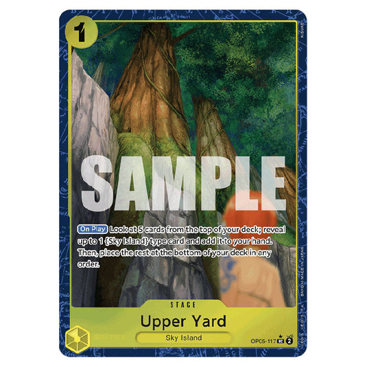 Upper Yard PRB-01-OP05-117c card from the One Piece set Premium Booster