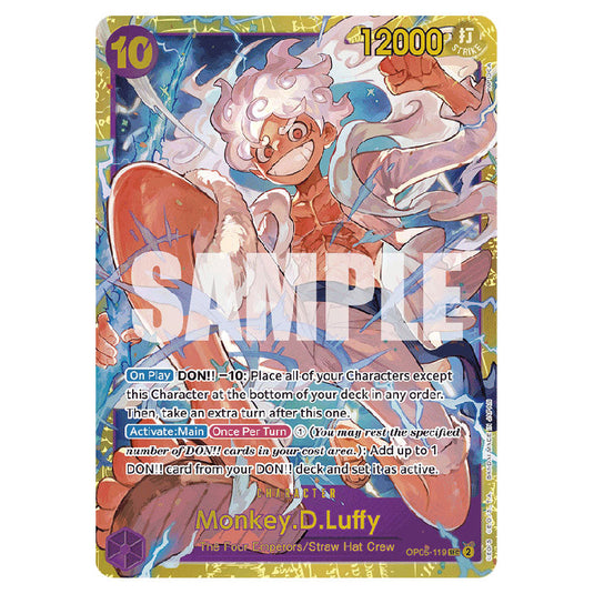 Monkey.D.Luffy PRB-01-OP05-119 card from the One Piece set Premium Booster