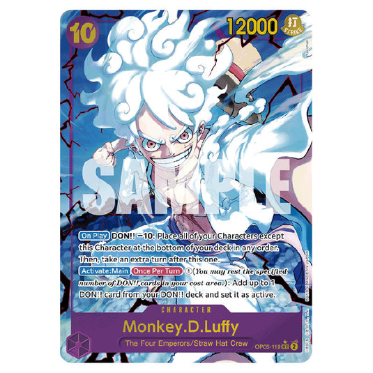 Monkey.D.Luffy PRB-01-OP05-119a card from the One Piece set Premium Booster